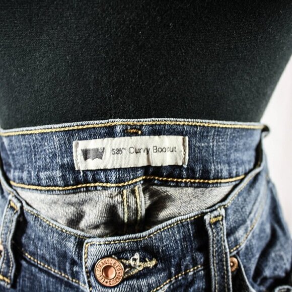 Levi's 529 Curvy Boot Cut Jeans 30W 30L - Picture 3 of 5